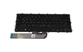 JWPXC original Dell clavier DE (allemand) noir avec rétro-éclairage