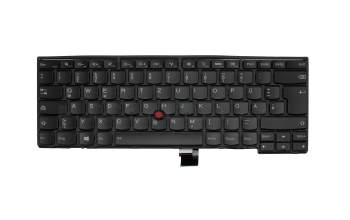 00HW849 original Lenovo clavier DE (allemand) noir/noir abattue avec rétro-éclairage et mouse stick