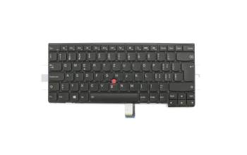 00HW864 original Lenovo clavier CH (suisse) noir/noir abattue avec rétro-éclairage et mouse stick