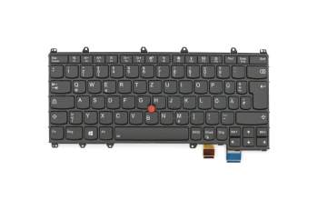 01AV687 original Lenovo clavier DE (allemand) noir/noir avec rétro-éclairage et mouse stick