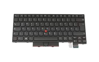 01AX376 original Lenovo clavier DE (allemand) noir/noir avec mouse stick