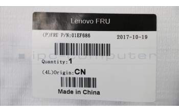 Lenovo 01EF686 MECH_ASM Top cover Ty4 65w 523AT 1L,AVC