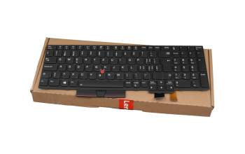 01ER609 original Lenovo clavier CH (suisse) noir/noir avec rétro-éclairage et mouse stick