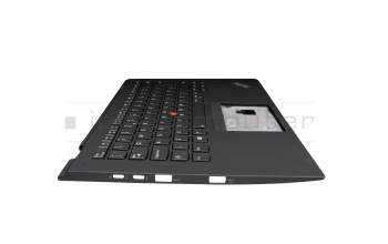 01HY839 original Lenovo clavier incl. topcase UK (anglais) noir/noir avec rétro-éclairage et mouse stick