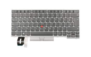 01YN312 original Lenovo clavier DE (allemand) noir/argent avec mouse stick