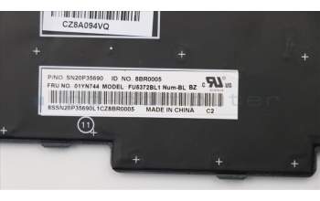 Lenovo 01YN744 NB_KYB FRU COMO NM,LTN,KB-BL,SV,BR