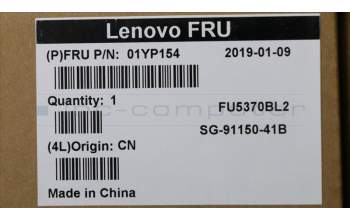 Lenovo 01YP154 NB_KYB FRU COMO SK,LTN,KB-BL,BK,TUF