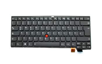 01YR100 original Lenovo clavier DE (allemand) noir/noir abattue avec rétro-éclairage et mouse stick