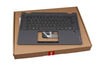 025.901N3.0001 original Lenovo clavier incl. topcase DE (allemand) gris/gris avec rétro-éclairage