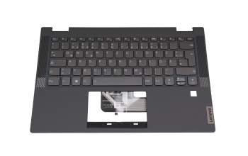 025.901N3.0001 original Lenovo clavier incl. topcase DE (allemand) gris/gris avec rétro-éclairage