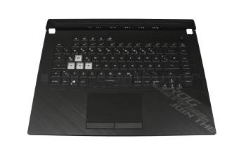 0406-01200000 original Asus clavier incl. topcase DE (allemand) noir/noir avec rétro-éclairage