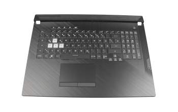 04062-00120000 original Asus clavier incl. topcase DE (allemand) noir/noir avec rétro-éclairage - without keystone slot -