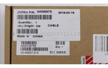 Lenovo 04W6975 FRU LCD Cable 14W