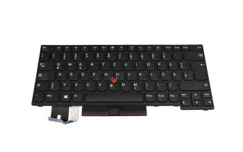 07L0003 original Lenovo clavier DE (allemand) noir/noir avec mouse stick
