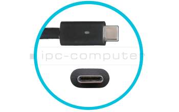 07R3FM original Dell chargeur USB-C 100 watts arrondie Plus