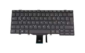 09CC7M original Dell clavier DE (allemand) noir/noir avec rétro-éclairage