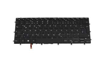 0HRYDT original Dell clavier DE (allemand) noir/noir avec rétro-éclairage