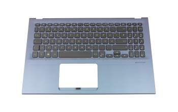 0KN1-732GE11 original Pega clavier incl. topcase DE (allemand) noir/bleu