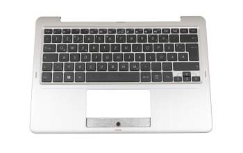 0KNL0-1101GE00 original Asus clavier incl. topcase DE (allemand) noir/argent