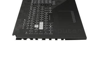 0KNR0-661GGE00 original Asus clavier incl. topcase DE (allemand) noir/noir avec rétro-éclairage