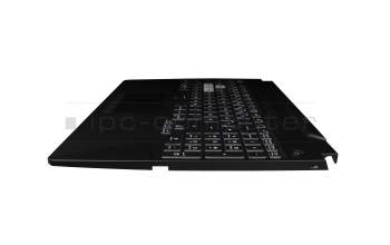 0KNR0-661VGE00 original Asus clavier incl. topcase DE (allemand) noir/transparent/noir avec rétro-éclairage