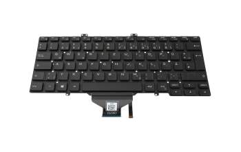 0VWKCT original Dell clavier DE (allemand) noir/noir avec rétro-éclairage