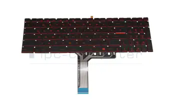 S1N-3EDE2H2-D10 original MSI clavier DE (allemand) noir avec rétro-éclairage