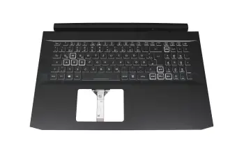 6B.QC6N2.014 original Acer clavier incl. topcase DE (allemand) moir/blanc/noir avec rétro-éclairage