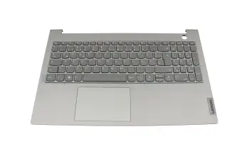 5CB1B34829 original Lenovo clavier incl. topcase DE (allemand) gris/gris avec rétro-éclairage