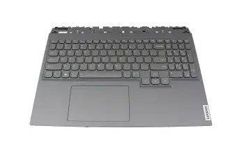 5CB1H71046 original Lenovo clavier incl. topcase US (anglais) gris/gris avec rétro-éclairage