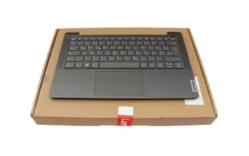 5CB1C13390 original Lenovo clavier incl. topcase DE (allemand) gris foncé/gris avec rétro-éclairage