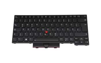 102-19J66LHB01 original Lenovo clavier DE (allemand) noir/noir avec rétro-éclairage et mouse stick