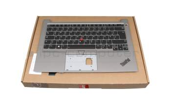 10A27402000R3 original Lenovo clavier incl. topcase DE (allemand) noir/argent avec rétro-éclairage et mouse stick