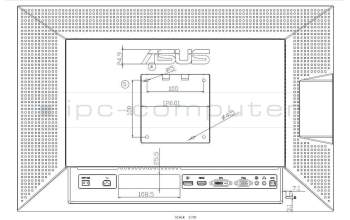 Asus 13010-00740800 LMT PA248Q BACK COVER(SLD1)