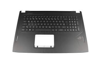 13N1-32A0511 original Asus clavier incl. topcase DE (allemand) noir/noir avec rétro-éclairage