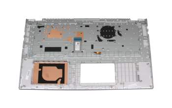 13N1-7GA0101 original Asus clavier incl. topcase DE (allemand) argent/argent avec rétro-éclairage