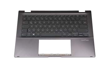 13N1-A0A0101 original Asus clavier incl. topcase DE (allemand) gris/gris avec rétro-éclairage (Gun Metal Grey)