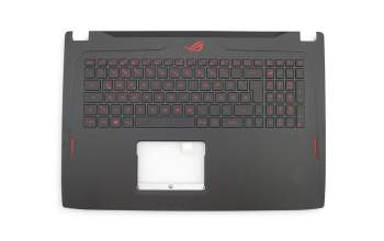 13NB0FV0M04011 original Asus clavier incl. topcase DE (allemand) noir/noir avec rétro-éclairage