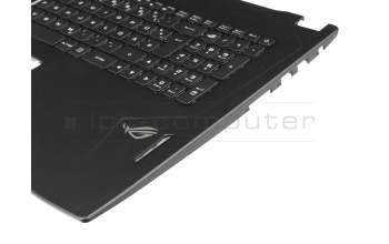 13NB0G90M03011 original Asus clavier incl. topcase DE (allemand) noir/noir avec rétro-éclairage