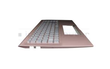 13NB0M2P01011-1 original Asus clavier incl. topcase DE (allemand) argent/rose avec rétro-éclairage