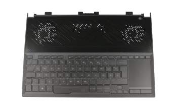 13NR0101AM0311 original Asus clavier incl. topcase DE (allemand) noir/noir avec rétro-éclairage