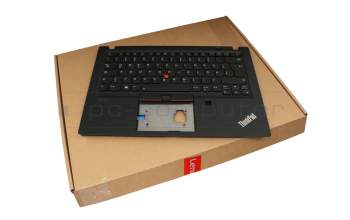 14766449 original Lenovo clavier incl. topcase DE (allemand) noir/noir avec rétro-éclairage et mouse stick