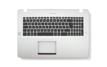 171108-A-MM420 original Asus clavier incl. topcase DE (allemand) noir/argent avec rétro-éclairage