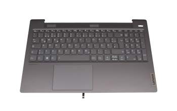 18066110 original Lenovo clavier incl. topcase DE (allemand) gris/gris avec rétro-éclairage