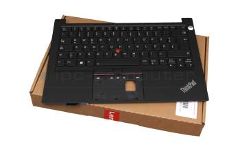 18424251 original Lenovo clavier incl. topcase DE (allemand) noir/noir avec rétro-éclairage et mouse stick