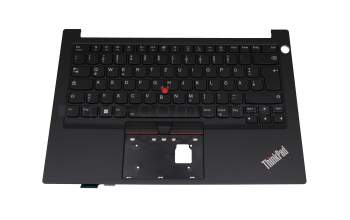 18424251 original Lenovo clavier incl. topcase DE (allemand) noir/noir avec rétro-éclairage et mouse stick