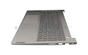 1CZ29G002S original Lenovo clavier incl. topcase DE (allemand) gris foncé/gris avec rétro-éclairage