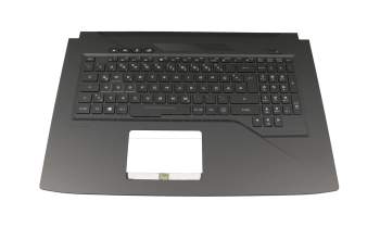 1KAHZZG003Y original Asus clavier incl. topcase DE (allemand) noir/noir avec rétro-éclairage