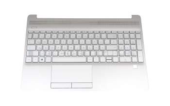 2H-ABKGMC23411 original Primax clavier incl. topcase DE (allemand) argent/argent (Fingerprint)