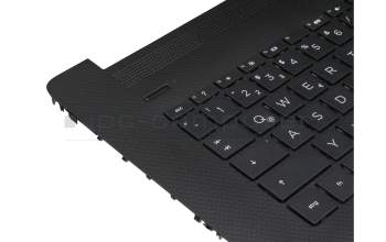 2H1719-05330F original HP clavier incl. topcase DE (allemand) noir/noir (DVD) (Optique : motif grossier)